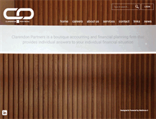 Tablet Screenshot of clarendonpartners.com.au